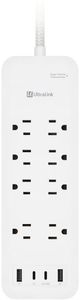 Ultralink Performance Surge Protector 8 AC Outlet + 4 USB-0