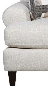 Fusion Furniture Gold Rush Antique Gray Round Arm Sofa-1
