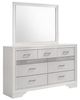 Coaster® Miranda White Dresser and Mirror Set-0