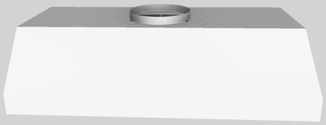 Vent-A-Hood® 42" White Wall Mounted Liner Insert-3