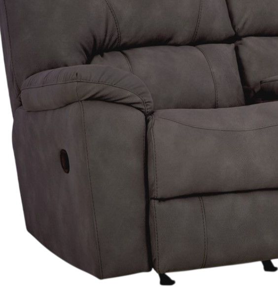 HomeStretch Rhino Pewter Manual Reclining Loveseat-1