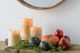 A & B Home Yellow Faux Pillar Candle-5