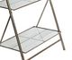 A & B Home Clear/Gold Metal Shelf-1