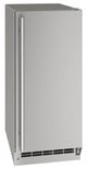 U-Line® Stainless Steel 15" Outdoor Clear Ice Machine-0