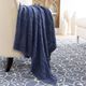 Surya Copen Dark Blue 50"x60" Throw Blanket-3