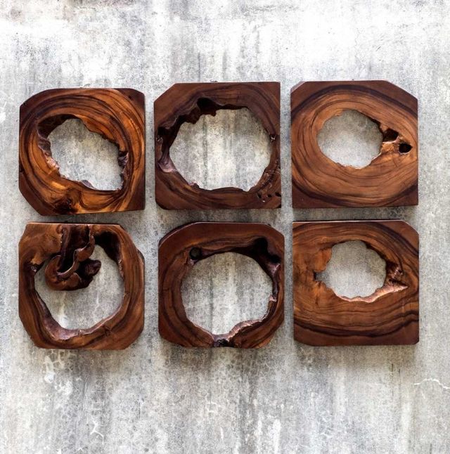 Uttermost® Adlai 6-Piece Coffee Brown Wall Decor Set-1