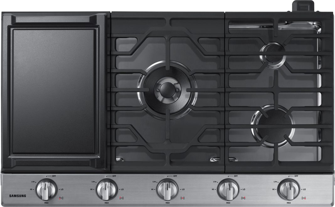 Samsung 36" Stainless Steel Gas Cooktop - Thumbnail 2