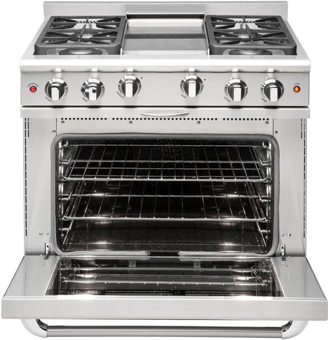 Capital Precision™ 36" Stainless Steel Pro Style Gas Range-2