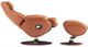 BarcaLounger© Marjon Capri Tobacco Pedestal Recliner and Ottoman-3