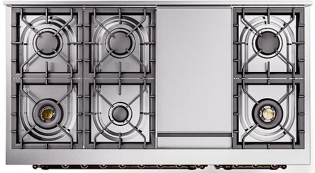 Ilve® Nostalgie II Series 48" Custom RAL Color Pro Style Dual Fuel Range-2