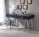 ACME Furniture Coleen Black High Gloss Desk with Chrome Base-4