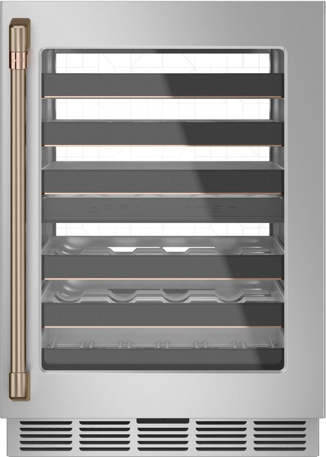 Café™ Brushed Bronze Wine/Beverage Center Handle Kit-3