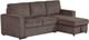Furniture of America® Yves 2-Piece Brown L-Shape Sectional-0