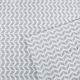Olliix by Intelligent Design Grey King Chevron Printed Microfiber Sheet Set-0