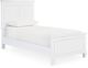 Signature Design by Ashley® Fortman White Twin Panel Bed-2