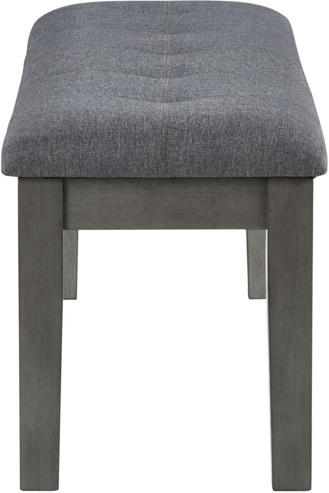 Signature Design by Ashley® Hallanden Antiqued Gray Dining Bench-2