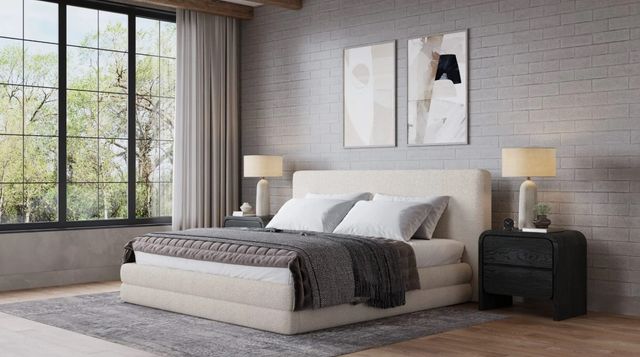 Modus Furniture Maya Brun Full Upholstered Platform Bed-1