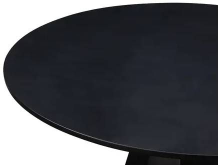 Moe's Home Collection Templo Black Concrete/Steel Outdoor Dining Table-2