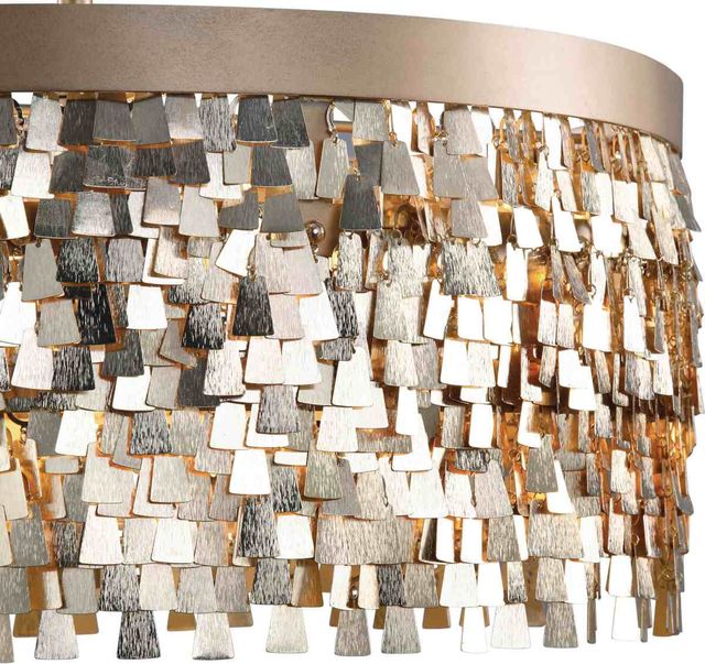 Uttermost Tillie Textured Gold 3 Light Pendant-3