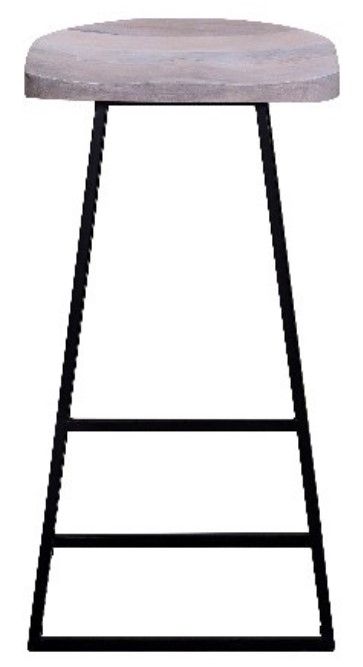 Porter International Designs Clement Black/White Bar Stool-1