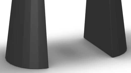 Amisco Customizable Gemma Thermo Fused Laminate Dining Table-2