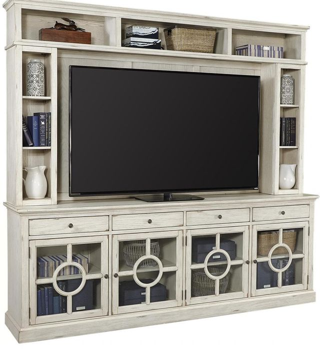 aspenhome® Radius 2-Piece Alabaster 96" Media Console-1