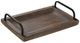 A & B Home Dark Brown Decorative Tray-0
