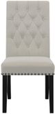 Coaster® Alana 2-Piece Sand Upholstered Tufted Side Chairs-1