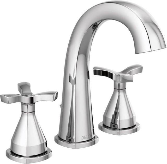 Delta Stryke® Lumicoat® Chrome 2-Handle Widespread Bathroom Faucet-0
