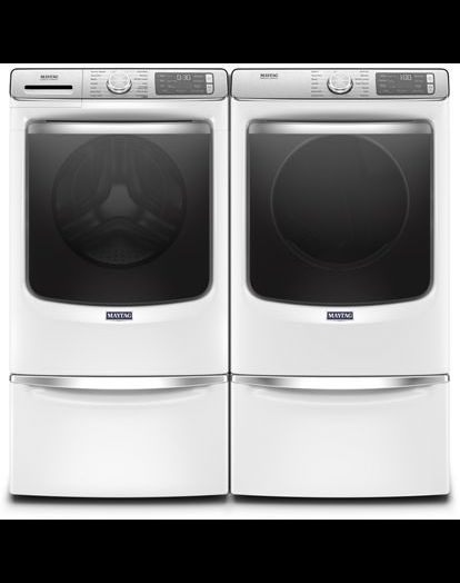 Maytag® 7.3 Cu. Ft. White Front Load Electric Dryer-6