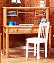 Trendwood Laguna Caramel Youth Desk and Hutch 