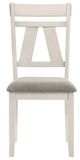 New Classic® Home Furnishings Maisie Light Gray/White Side Chair-2