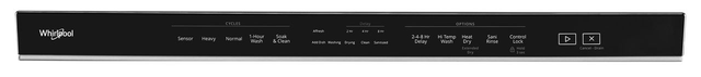 Whirlpool® 24" Built In Dishwasher-Fingerprint Resistant Stainless Steel-1