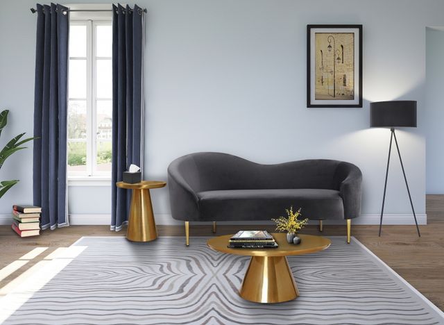 Meridian Furniture Martini Gold Coffee Table-2