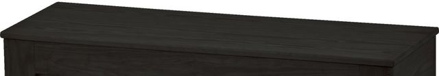 Crate Designs™ Furniture Espresso Wood Lacquer Top Storage Bench-1