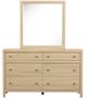 Magnussen Home® Merrifield Sandstone Beige Dresser and Shaped Mirror-1