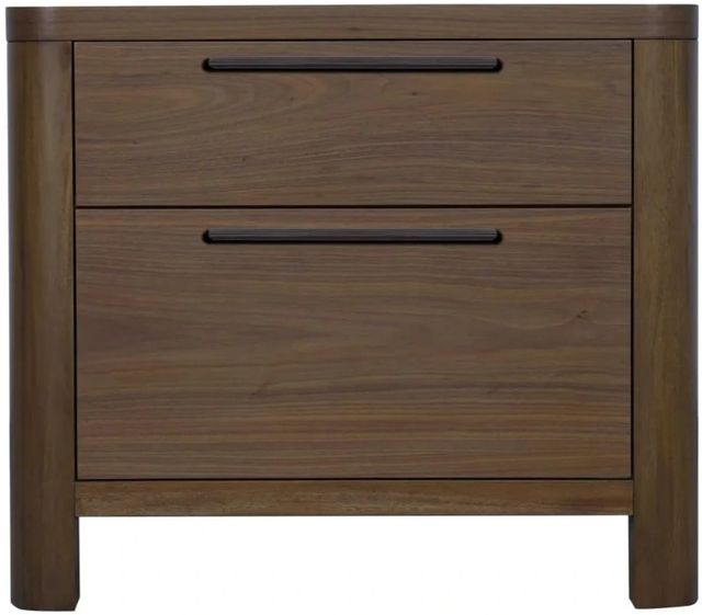 Modus Furniture Totes English Walnut 2-Drawer Nightstand-2