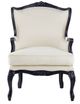 A & B Home Black/White Arm Chair-1