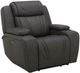 Kate Preston Home Aline Anthracite Zero Gravity Power Recliner with Power Headrest-0