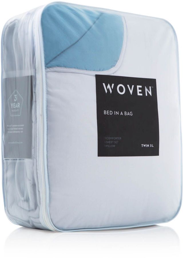 Malouf® Woven Reversible Ash Queen Bed in a Bag
