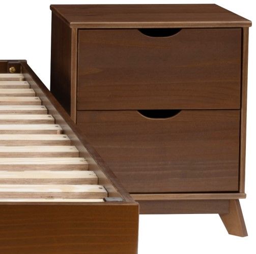 Powell® Portix 3-Piece Walnut Youth Twin Simple Bedroom Set-3