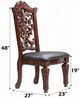 ACME Furniture Vendome Brown/Cherry Dining Side Chair-2