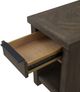 Intercon Hearst Reclaimed Chevron Chairside Table-2