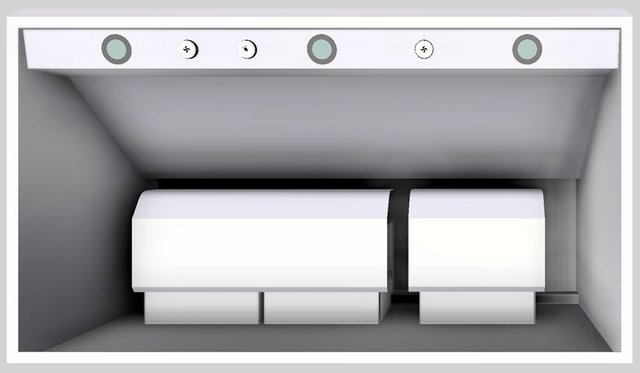 Vent-A-Hood® 48" White Wall Hood-3