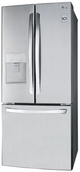 LG 30" 21.8 Cu. Ft Stainless Steel French Door Refrigerator-2