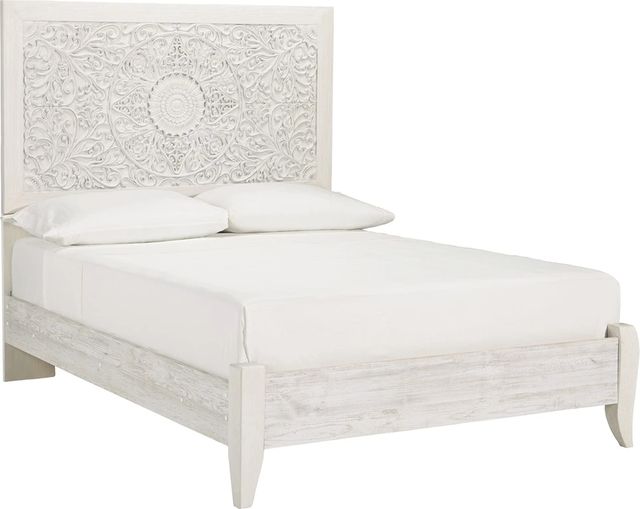 Signature Design by Ashley® Paxberry Whitewash Youth Full Panel Bed-0