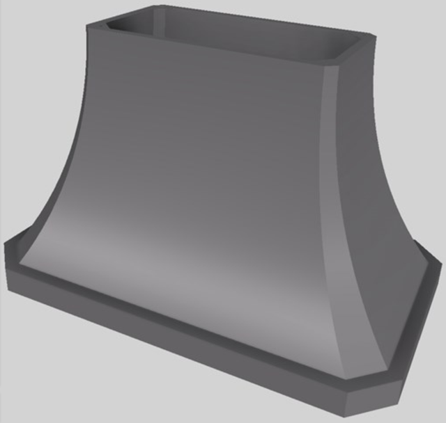 Vent-A-Hood® Designer Series 48" Gunsmoke Island Range Hood-2
