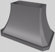 Vent-A-Hood® Designer Series 48" Gunsmoke Island Range Hood-2