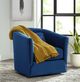 Elements International Stanton Mercer Navy Swivel Chair-4