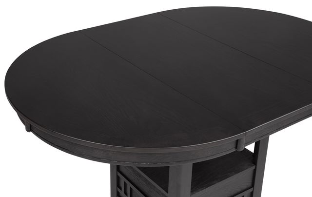 Crown Mark Hartwell Charcoal Black Dining Counter Table-2